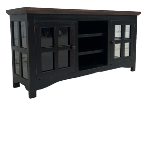 Alamo Black TV Stand